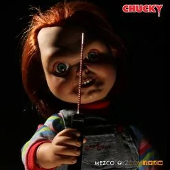 Halloween Mezco Toyz Sneering Chucky 15" Mega Good Guy Action Figure With Sound 18 Halloween Mezco Toyz Sneering Chucky 15