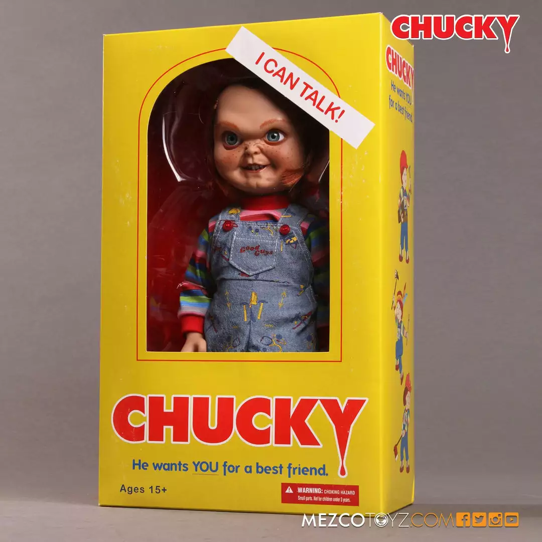 Halloween Mezco Toyz Sneering Chucky 15" Mega Good Guy Action Figure With Sound 3 Halloween Mezco Toyz Sneering Chucky 15" Mega Good Guy Action Figure With Sound