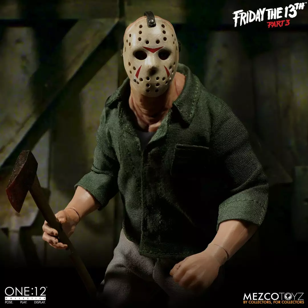 Halloween Jason Voorhees Mezco Toys One:12 Friday The 13th Part 3 Action Figure 3 Halloween Jason Voorhees Mezco Toys One:12 Friday The 13th Part 3 Action Figure