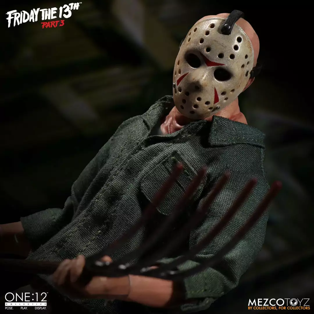 Halloween Jason Voorhees Mezco Toys One:12 Friday The 13th Part 3 Action Figure 4 Halloween Jason Voorhees Mezco Toys One:12 Friday The 13th Part 3 Action Figure