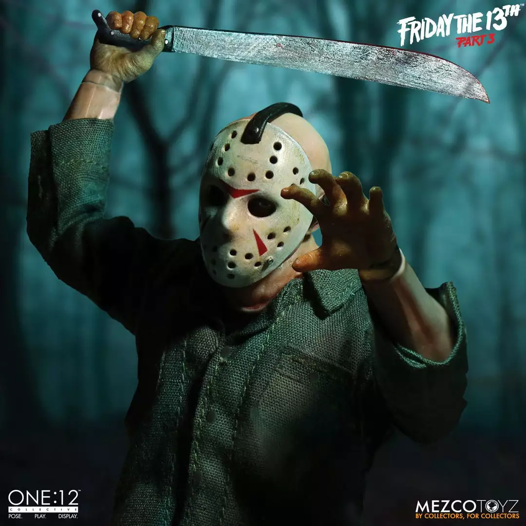 Halloween Jason Voorhees Mezco Toys One:12 Friday The 13th Part 3 Action Figure 7 Halloween Jason Voorhees Mezco Toys One:12 Friday The 13th Part 3 Action Figure