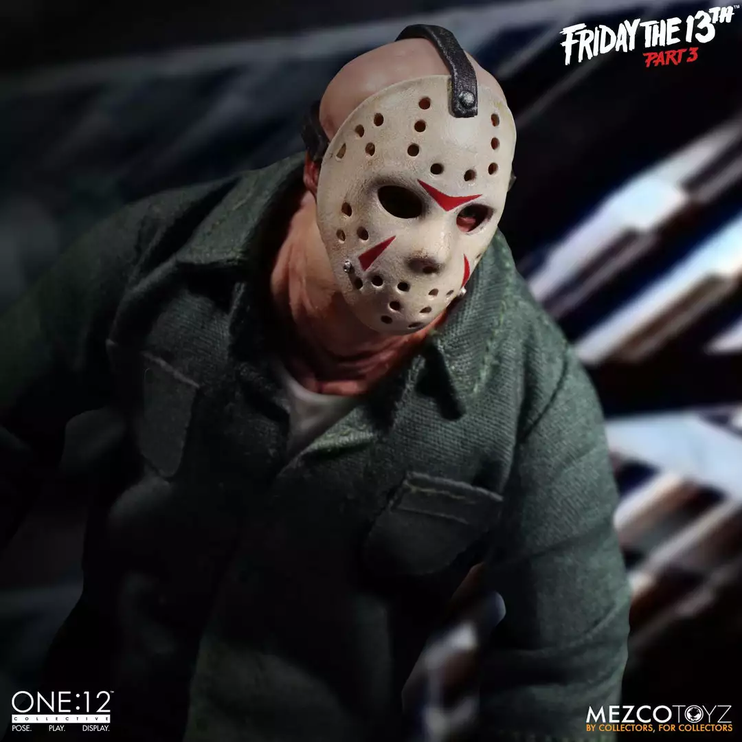 Halloween Jason Voorhees Mezco Toys One:12 Friday The 13th Part 3 Action Figure 8 Halloween Jason Voorhees Mezco Toys One:12 Friday The 13th Part 3 Action Figure