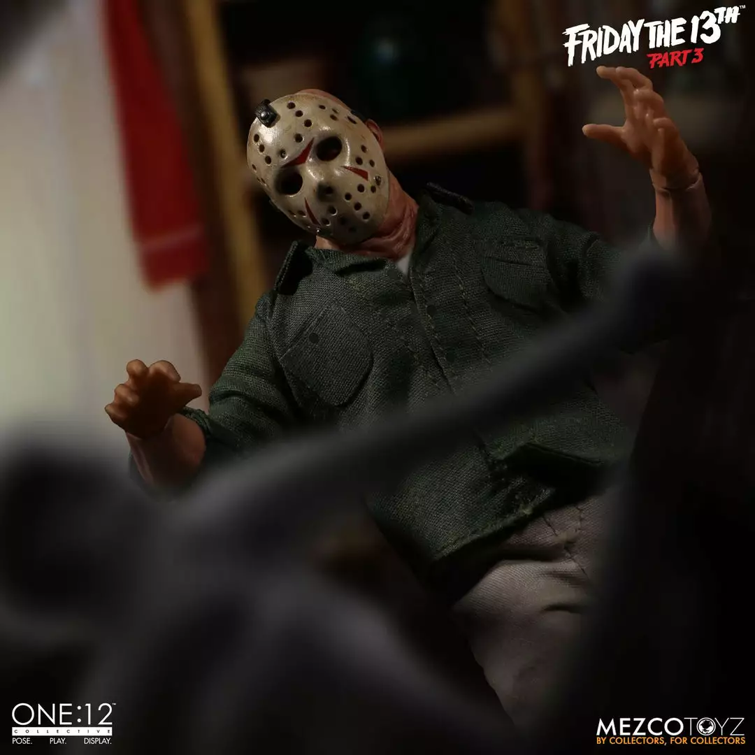 Halloween Jason Voorhees Mezco Toys One:12 Friday The 13th Part 3 Action Figure 11 Halloween Jason Voorhees Mezco Toys One:12 Friday The 13th Part 3 Action Figure