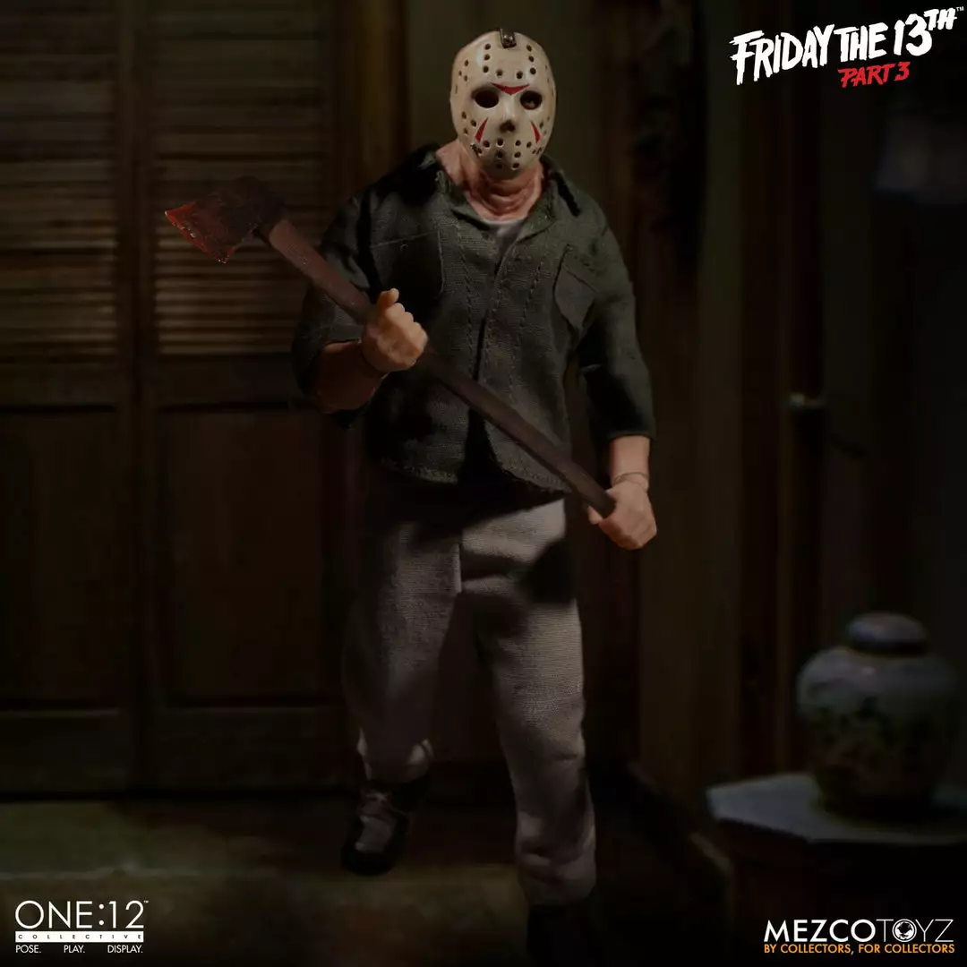 Halloween Jason Voorhees Mezco Toys One:12 Friday The 13th Part 3 Action Figure 12 Halloween Jason Voorhees Mezco Toys One:12 Friday The 13th Part 3 Action Figure