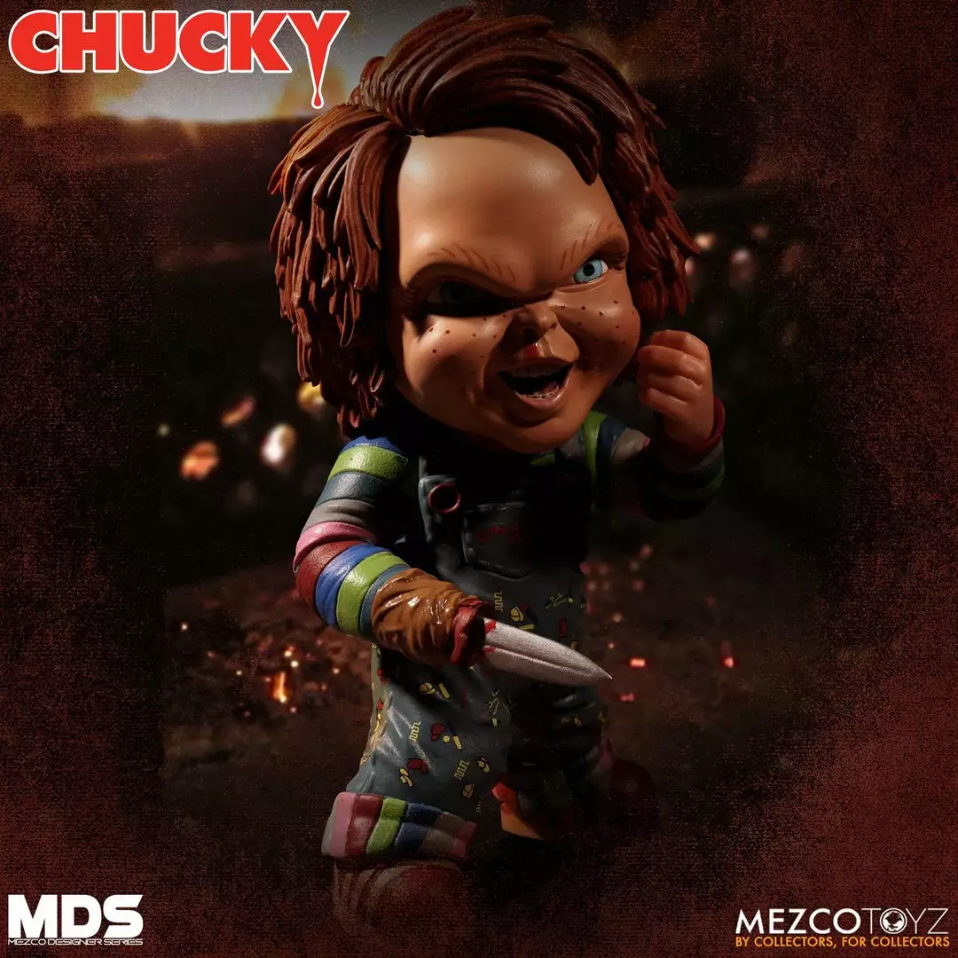 Mezco Chucky Designer Series Deluxe MDS Childs Play Action Figure Halloween 11 Mezco Chucky Designer Series Deluxe MDS Childs Play Action Figure Halloween