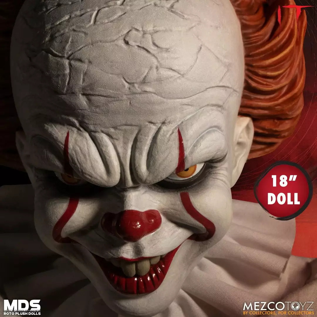 Mezco IT Pennywise Roto Plush Designer Series Figure MDS Doll Halloween 4 Mezco IT Pennywise Roto Plush Designer Series Figure MDS Doll Halloween