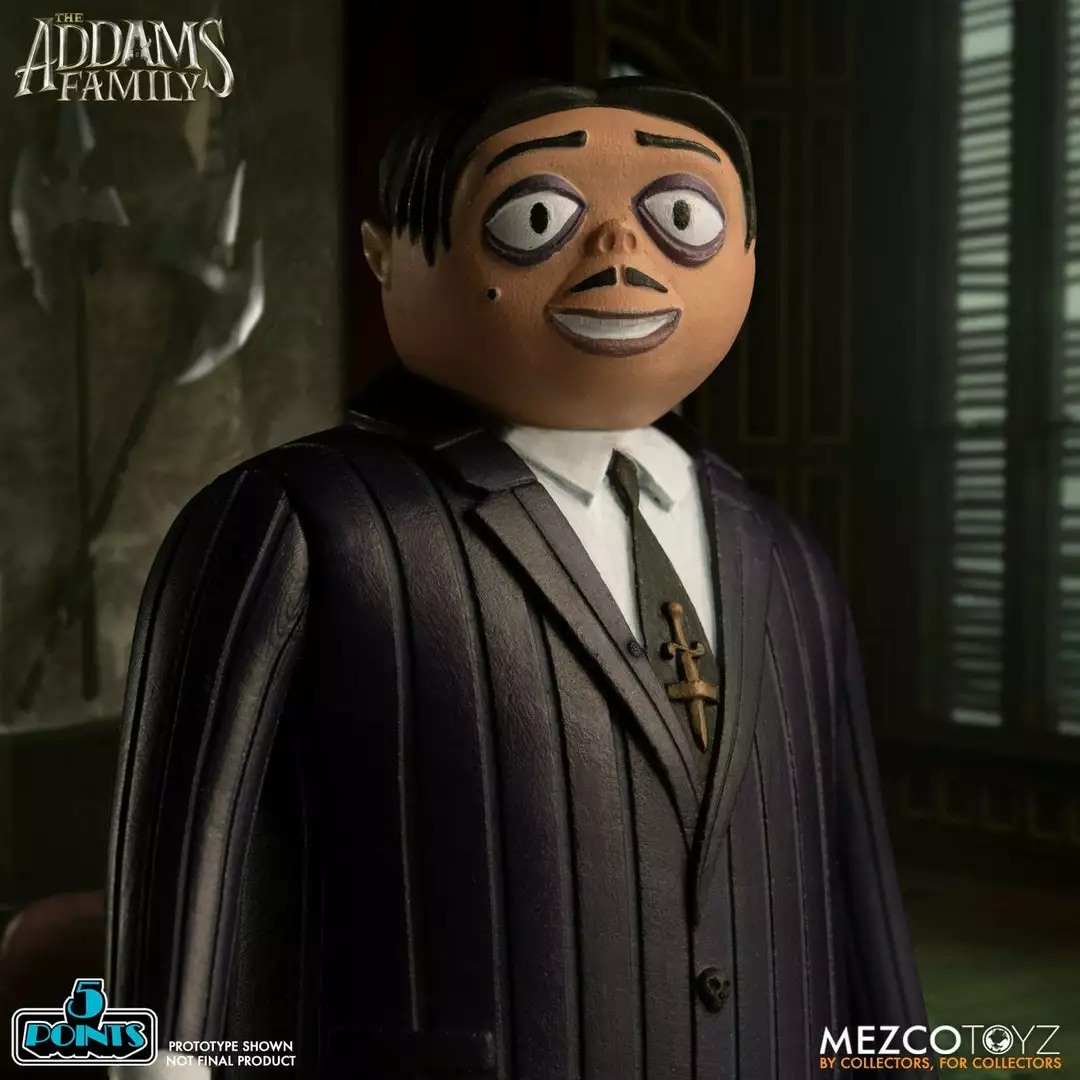 Mezco The Addams Family Set Of 4 (8 Characters) By 5 Point 5 Mezco The Addams Family Set Of 4 (8 Characters) By 5 Point