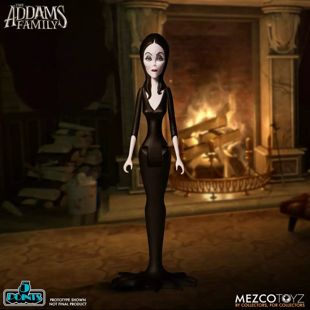 Mezco The Addams Family Set Of 4 (8 Characters) By 5 Point 10 Mezco The Addams Family Set Of 4 (8 Characters) By 5 Point