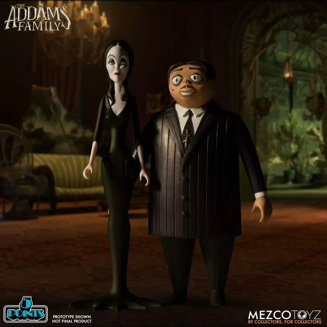 Mezco The Addams Family Set Of 4 (8 Characters) By 5 Point 11 Mezco The Addams Family Set Of 4 (8 Characters) By 5 Point