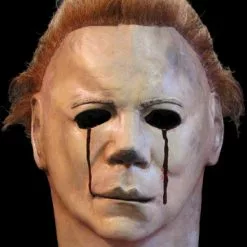 Halloween II Micheal Myers Blood Tears Deluxe Mask By Trick Or Treat Studios