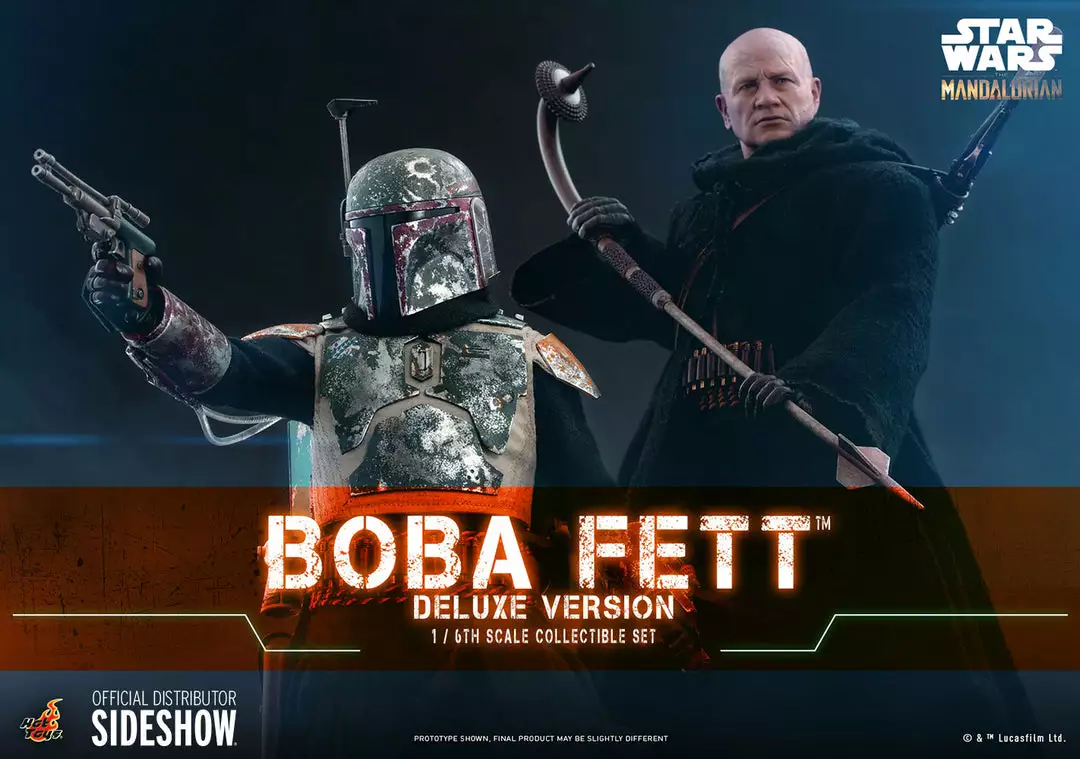 Hot Toys Boba Fett The Mandalorian Deluxe Sixth Scale Figure Set Hot Toys Limited 12 Hot Toys Boba Fett The Mandalorian Deluxe Sixth Scale Figure Set Hot Toys Limited