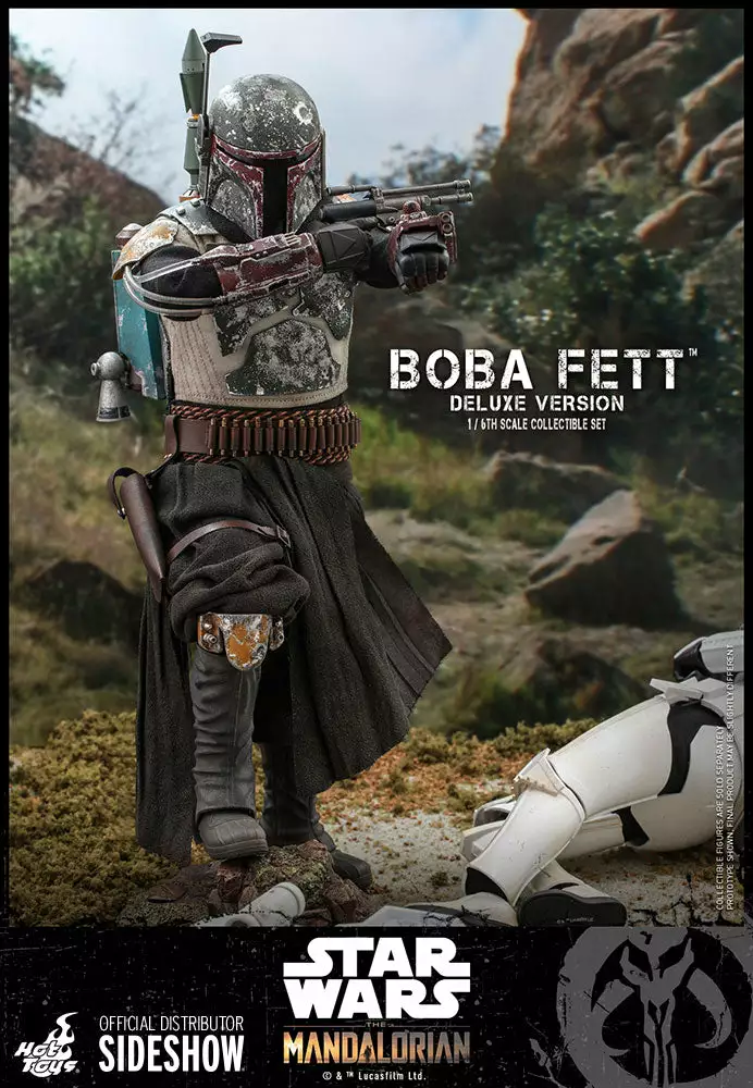 Hot Toys Boba Fett The Mandalorian Deluxe Sixth Scale Figure Set Hot Toys Limited 7 Hot Toys Boba Fett The Mandalorian Deluxe Sixth Scale Figure Set Hot Toys Limited