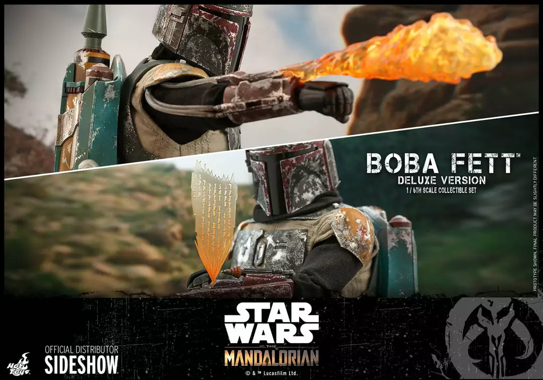Hot Toys Boba Fett The Mandalorian Deluxe Sixth Scale Figure Set Hot Toys Limited 8 Hot Toys Boba Fett The Mandalorian Deluxe Sixth Scale Figure Set Hot Toys Limited