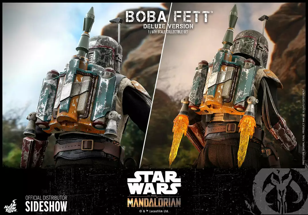 Hot Toys Boba Fett The Mandalorian Deluxe Sixth Scale Figure Set Hot Toys Limited 6 Hot Toys Boba Fett The Mandalorian Deluxe Sixth Scale Figure Set Hot Toys Limited
