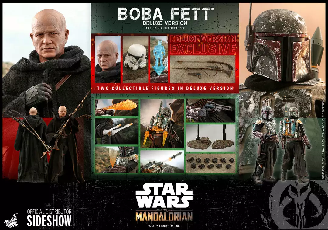 Hot Toys Boba Fett The Mandalorian Deluxe Sixth Scale Figure Set Hot Toys Limited 9 Hot Toys Boba Fett The Mandalorian Deluxe Sixth Scale Figure Set Hot Toys Limited
