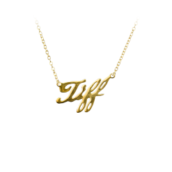 Trick Or Treat Studios Bride Of Chucky Tiffany Gold Pendant With Necklace Halloween