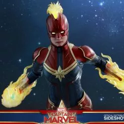Hot Toys Limited Hot Toys Captain Marvel Deluxe Version Sixth Scale Figure