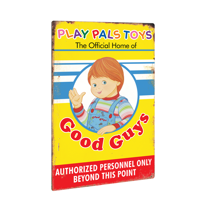 Trick Or Treat Studios Child's Play 2 Play Pals Metal Sign Prop 3 Trick Or Treat Studios Child's Play 2 Play Pals Metal Sign Prop