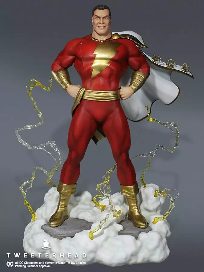 TweeterHead Shazam Exclusive Super Powers DC Comics Maquette 4 TweeterHead Shazam Exclusive Super Powers DC Comics Maquette