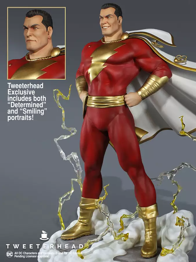 TweeterHead Shazam Exclusive Super Powers DC Comics Maquette 3 TweeterHead Shazam Exclusive Super Powers DC Comics Maquette