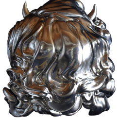 Trick Or Treat Studios Ghost Nameless Ghouls Chrome Ghoulette Mask Halloween