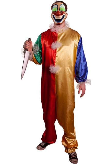 Halloween 1978 Young Micheal Myers Clown Costume - ADULT- By Trick Or Treat Studios 3 Halloween 1978 Young Micheal Myers Clown Costume - ADULT- By Trick Or Treat Studios