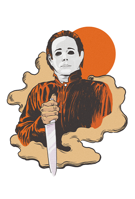 Trick Or Treat Studios Halloween 4: The Return Of Michael Myers Wall Decor 4 Trick Or Treat Studios Halloween 4: The Return Of Michael Myers Wall Decor