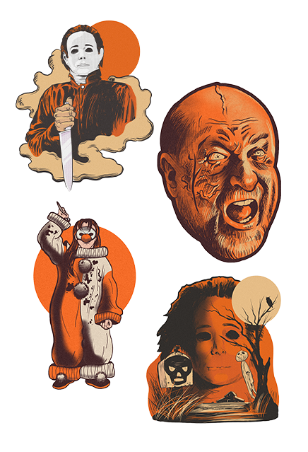 Trick Or Treat Studios Halloween 4: The Return Of Michael Myers Wall Decor 3 Trick Or Treat Studios Halloween 4: The Return Of Michael Myers Wall Decor