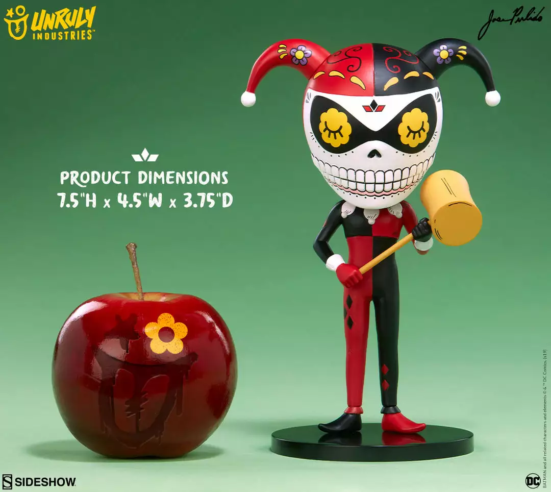 Sideshow Collectibles Harley Quinn Calavera Designer Toy 4 Sideshow Collectibles Harley Quinn Calavera Designer Toy