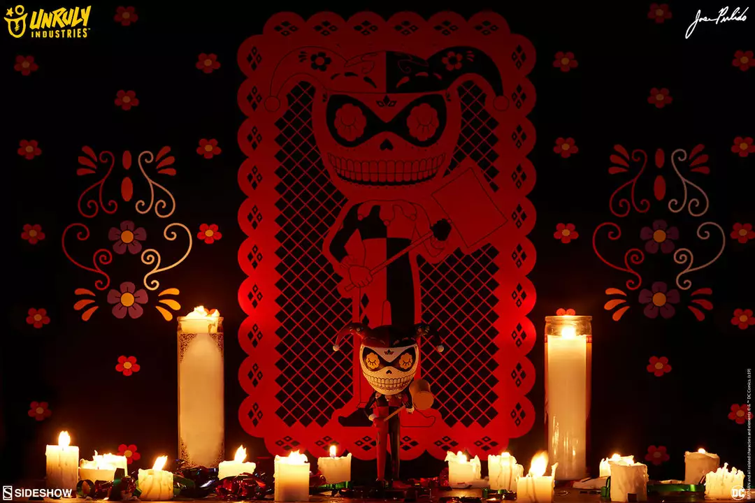 Sideshow Collectibles Harley Quinn Calavera Designer Toy 11 Sideshow Collectibles Harley Quinn Calavera Designer Toy