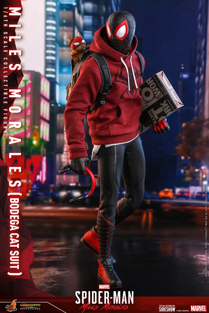Hot Toys Miles Morales Spider-Man Bodega Cat Suit 1/6 Scale Figure Hot Toys Limited 6 Hot Toys Miles Morales Spider-Man Bodega Cat Suit 1/6 Scale Figure Hot Toys Limited
