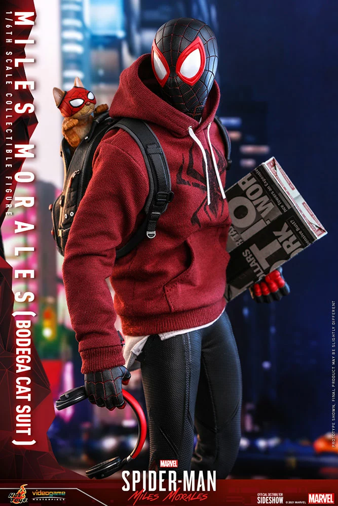 Hot Toys Miles Morales Spider-Man Bodega Cat Suit 1/6 Scale Figure Hot Toys Limited 7 Hot Toys Miles Morales Spider-Man Bodega Cat Suit 1/6 Scale Figure Hot Toys Limited