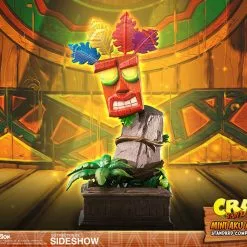 First 4 Figures Crash Bandicoot Mini Aku Aku Mask Statue