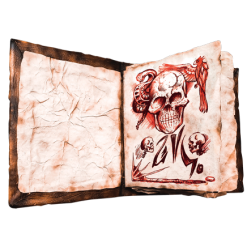 Halloween Evil Dead 2: Book Of The Dead Necronomicon Prop With Printed Pages By Trick Or Treat Studios