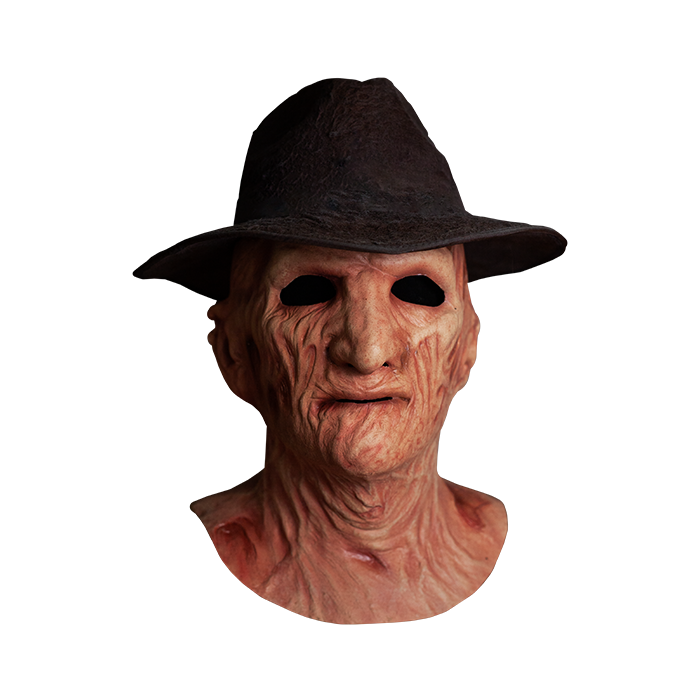 Trick Or Treat Studios A NIGHTMARE ON ELM STREET 2: FREDDY'S REVENGE - DELUXE FREDDY KRUEGER MASK WITH FEDORA HAT Halloween 3 Trick Or Treat Studios A NIGHTMARE ON ELM STREET 2: FREDDY'S REVENGE - DELUXE FREDDY KRUEGER MASK WITH FEDORA HAT Halloween