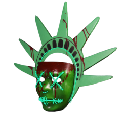 The Purge: Election Year Lady Liberty Light Up Mask By Trick Or Treat Studios