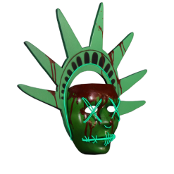 The Purge: Election Year Lady Liberty Light Up Mask By Trick Or Treat Studios
