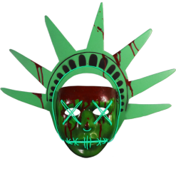 The Purge: Election Year Lady Liberty Light Up Mask By Trick Or Treat Studios