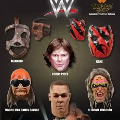 Roddy Piper WWE World Wrestling Mask By Trick Or Treat Studios Halloween