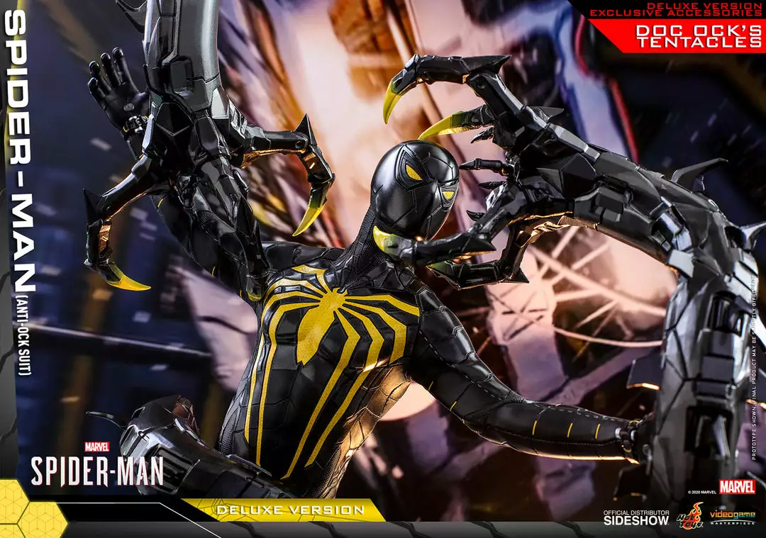 Hot Toys Spider-Man (Anti-Ock Suit) DELUXE Sixth Scale Figure Hot Toys Limited 12 Hot Toys Spider-Man (Anti-Ock Suit) DELUXE Sixth Scale Figure Hot Toys Limited