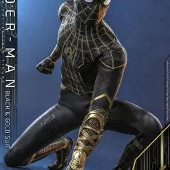 Hot Toys Hot Toys Limited Spider-Man - No Way Home (Black & Gold Suit) Sixth Scale Figure 19 Hot Toys Hot Toys Limited Spider-Man - No Way Home (Black & Gold Suit) Sixth Scale Figure