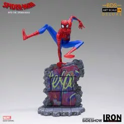 Iron Studios Marvel Into The Spider-verse Spider-Man Peter B Parker 1/10th Scale Statue