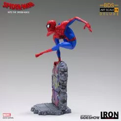Iron Studios Marvel Into The Spider-verse Spider-Man Peter B Parker 1/10th Scale Statue