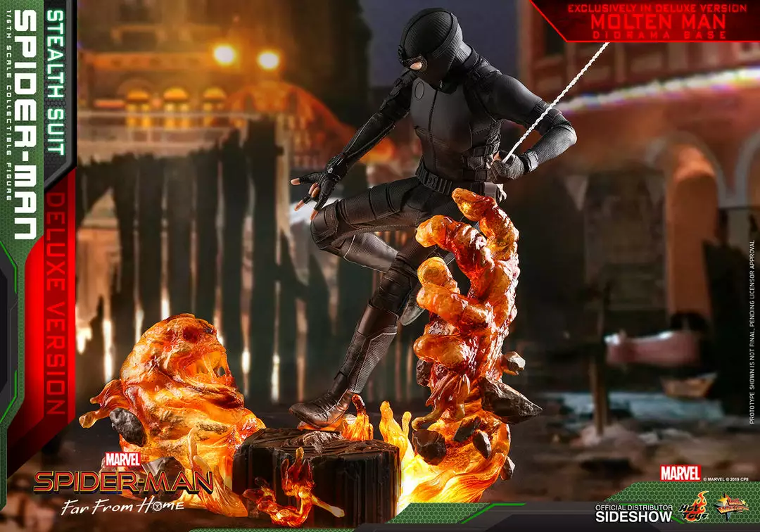 Hot Toys Hot Toys Limited Spider-Man: Far From Home (Stealth Suit) DELUXE Version Marvel Sixth Scale Figure 6 Hot Toys Hot Toys Limited Spider-Man: Far From Home (Stealth Suit) DELUXE Version Marvel Sixth Scale Figure
