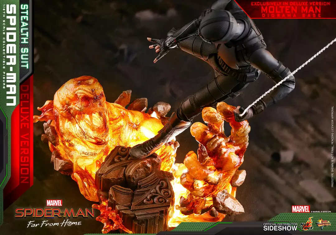 Hot Toys Hot Toys Limited Spider-Man: Far From Home (Stealth Suit) DELUXE Version Marvel Sixth Scale Figure 8 Hot Toys Hot Toys Limited Spider-Man: Far From Home (Stealth Suit) DELUXE Version Marvel Sixth Scale Figure