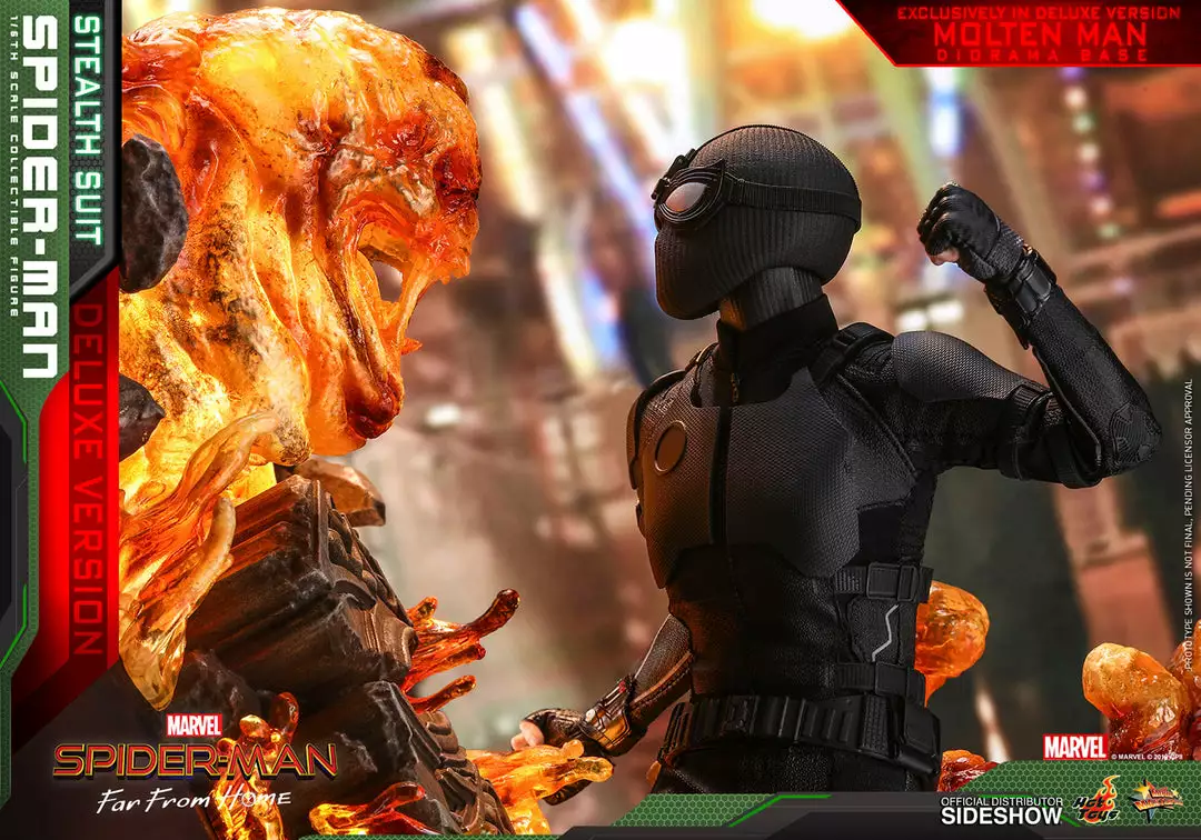 Hot Toys Hot Toys Limited Spider-Man: Far From Home (Stealth Suit) DELUXE Version Marvel Sixth Scale Figure 9 Hot Toys Hot Toys Limited Spider-Man: Far From Home (Stealth Suit) DELUXE Version Marvel Sixth Scale Figure