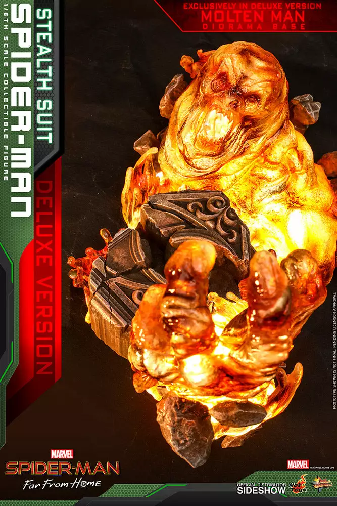 Hot Toys Hot Toys Limited Spider-Man: Far From Home (Stealth Suit) DELUXE Version Marvel Sixth Scale Figure 13 Hot Toys Hot Toys Limited Spider-Man: Far From Home (Stealth Suit) DELUXE Version Marvel Sixth Scale Figure