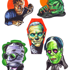 Trick Or Treat Studios Halloween Universal Classic Monsters Wall Decor Series 1 Collection