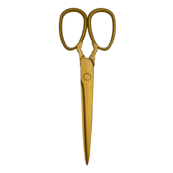 Trick Or Treat Studios Jordan Peele - Us - Scissors Prop - Tethered Gold Killer Halloween