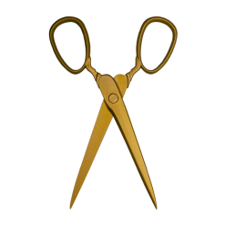 Trick Or Treat Studios Jordan Peele - Us - Scissors Prop - Tethered Gold Killer Halloween
